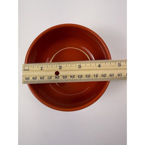 Vintage Waechtersbach Germany Red Christmas Cat Bowl Dish With Fish And Tree - Picture 5 of 6